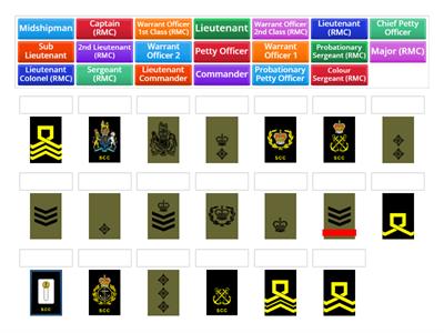 SCC & RMC Ranks and Rates