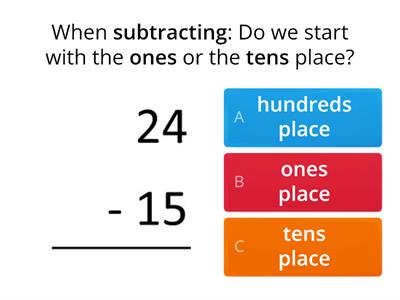   Subtracting with regrouping