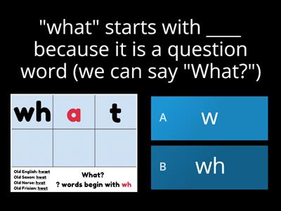 What vs. Want vs. Went (Barton Level 3 Sight Words)