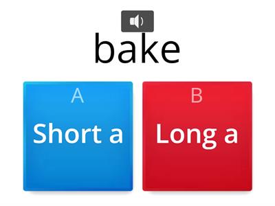 short & long vowel a