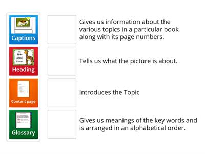 Non-fiction Text Features