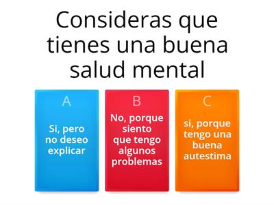 La salud mental