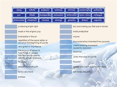 G6 Final Vocab Review