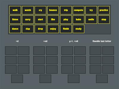 Fun Skills 3 Past Simple Sorting 