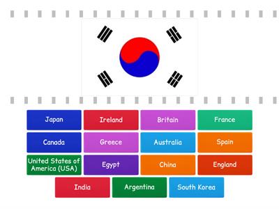 Flag-Country Match up!