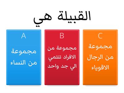 الحياة الاجتماعية قبل الاسلام