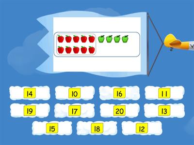 Primary Class - Special Education - Match The Numbers With The Quantity of Apples