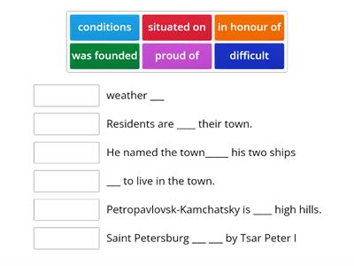 eng lang towns/cities