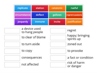 Hunger Games Vocab