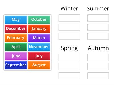 F4 U9 L1 Seasons and months