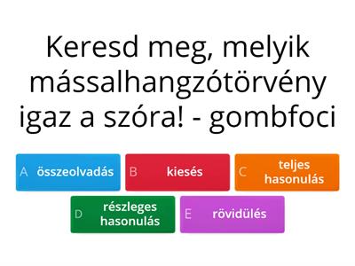 Mássalhangzótörvények - összes