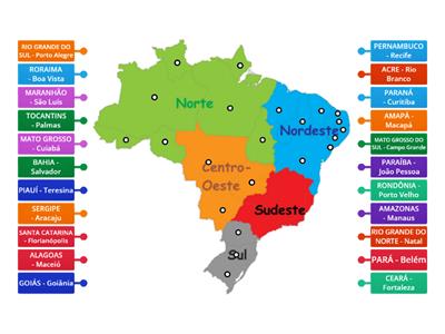 Mapa do Brasil 5º ano