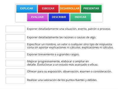 TÉRMINOS DE INSTRUCCIÓN DEL PROYECTO PERSONAL 