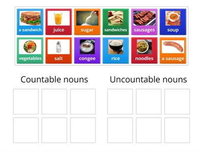 3A Ch.2 Countable and uncountable nouns