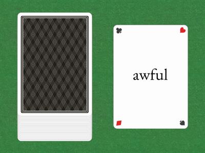 card shuffle au or aw