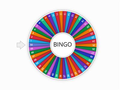 bingo de 1 a 50