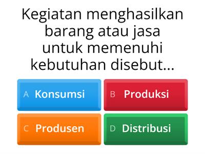 Konsumsi dan Distribusi