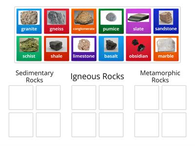 Rocks - Teaching resources