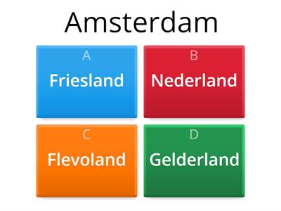 SVS, provincies en hoofdsteden, quiz