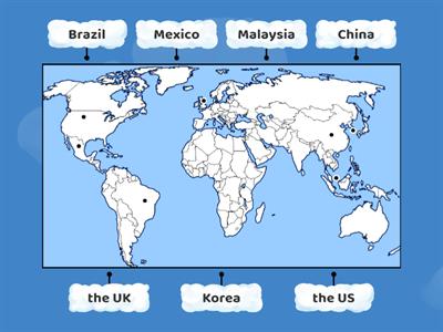 Countries around the world