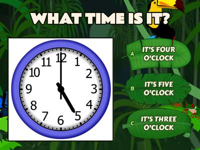 WHAT TIME IS IT? - TELL THE TIME!