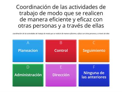 EVALUACION FUNDAMENTOS DE ADMINISTRACION