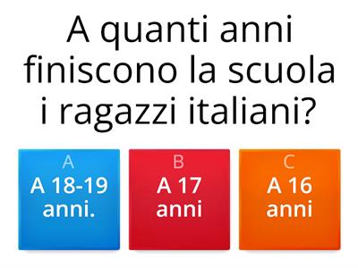 QUIZ La scuola in Italia