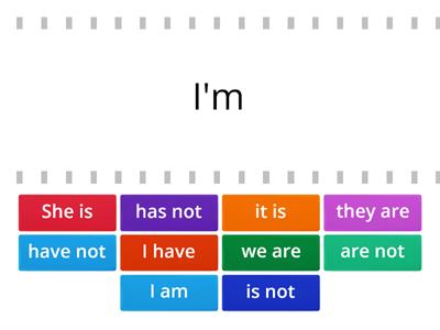 Match the short form with the full form