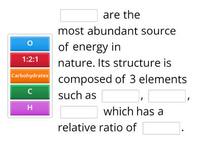 Biological Molecules