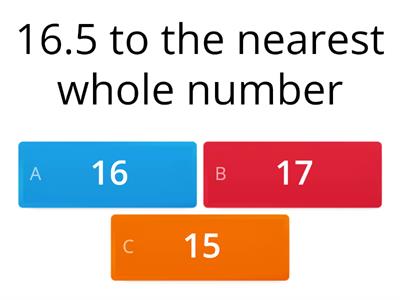 Rounding Decimals to the Nearest Whole Number
