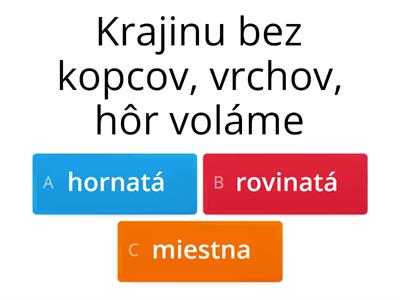 Vlastiveda opakovanie