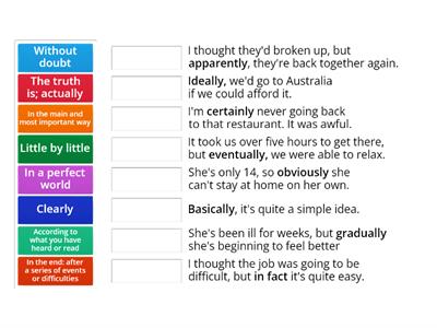 5th year: Unit 3B - Adverbs and adverbial phrases 4