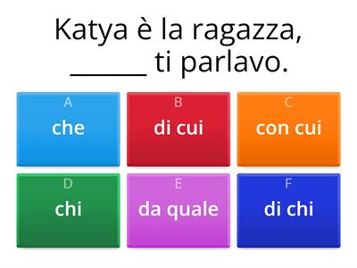 Pronomi relativi