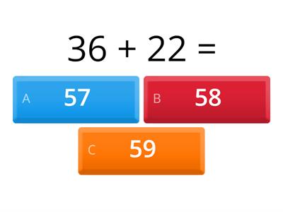 Adding 2-digit numbers (no regrouping)