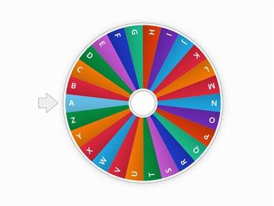 Alphabet Pronunciation Random Wheel