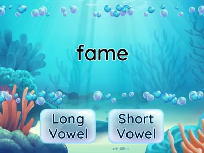  Long and Short vowel fin, fun, fan, fine, fame, fund, fond, feed