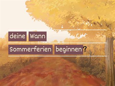 D5. 1A_2c. Die Ferien beginnen – die Ferien enden.