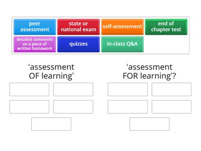 categorize assessment