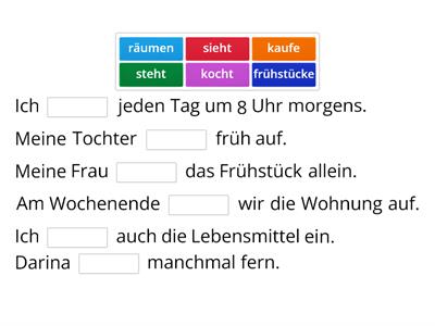 Tagesablauf A1