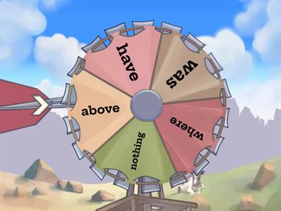 Christian sight word wheel