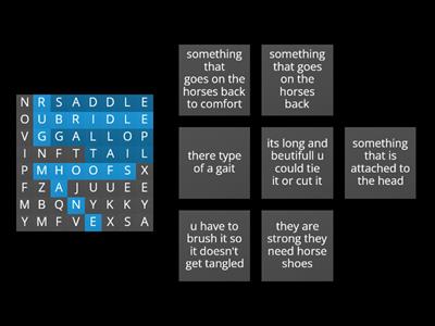 Horse word search!