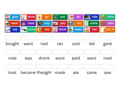 Irregular verbs (Magic Box 3)