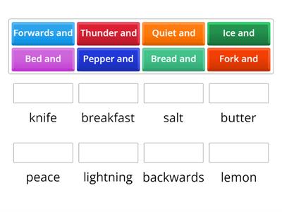 Word pairs