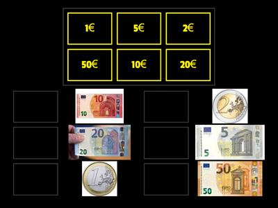 Monedas y billetes 1º