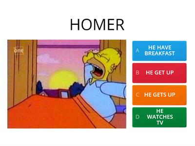 HOMER'S ROUTINES - practice 