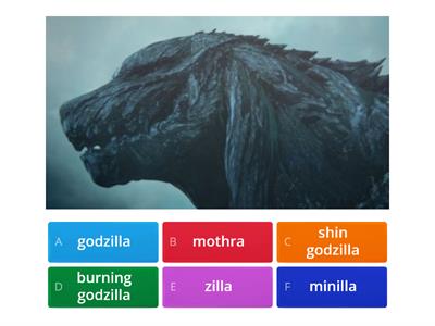 godzilla quiz