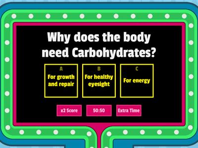 Year 8 Nutrients Revision 