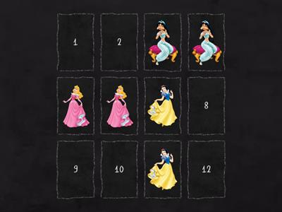 Princesas disney clásicas memorice