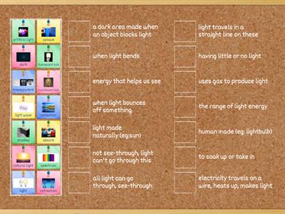 Light vocabulary 