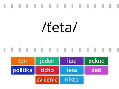 Izgovor - Výslovnosť (d, t, n, l)